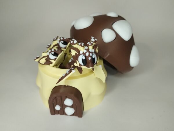 Pack PliVerse: Huevo y Dragones Hongo Flexibles