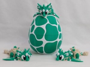 Pack PliVerse: Huevo y Dragones Coral Flexibles
