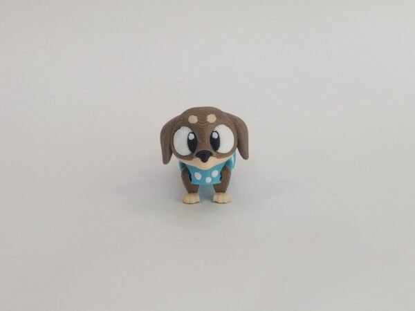 Perro Salchicha Flexible 3D Toby