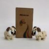 Perro Pug lexible 3D