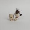 Perro Pug Chef Flexible 3D