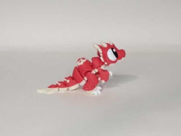 Bebé Velociraptor Flexible 3D